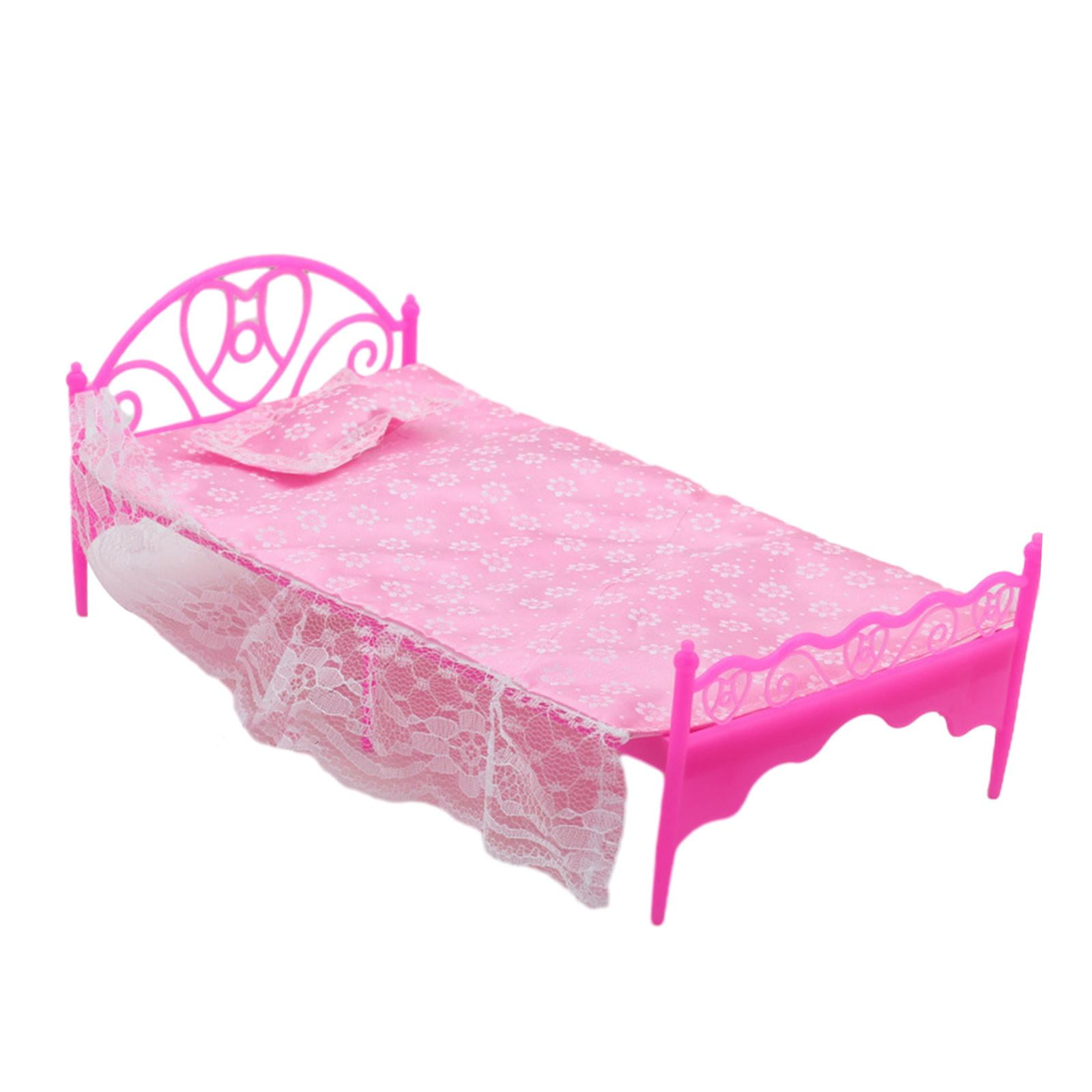 Bothyi - Cama De Muñeca De Moda, Adorno De Escena Diy, Juguete De Simulación Para Niños, Accesorio De Dormitorio