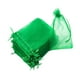 thumbnail image 5 of 100x Bolsas De Organza Reutilizables Para Bodas, Cumplea?os, Regalos De Fiesta, Bolsas De Regalo De Navidad, Color Verde, 5 of 5