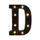 thumbnail image 3 of Letrero Con Letras Del Alfabeto Iluminado, Color Negro, Para Decoración De Pared Del Hogar, 6,26 X 8,58 X 1,57 Pulgadas, 3 of 5