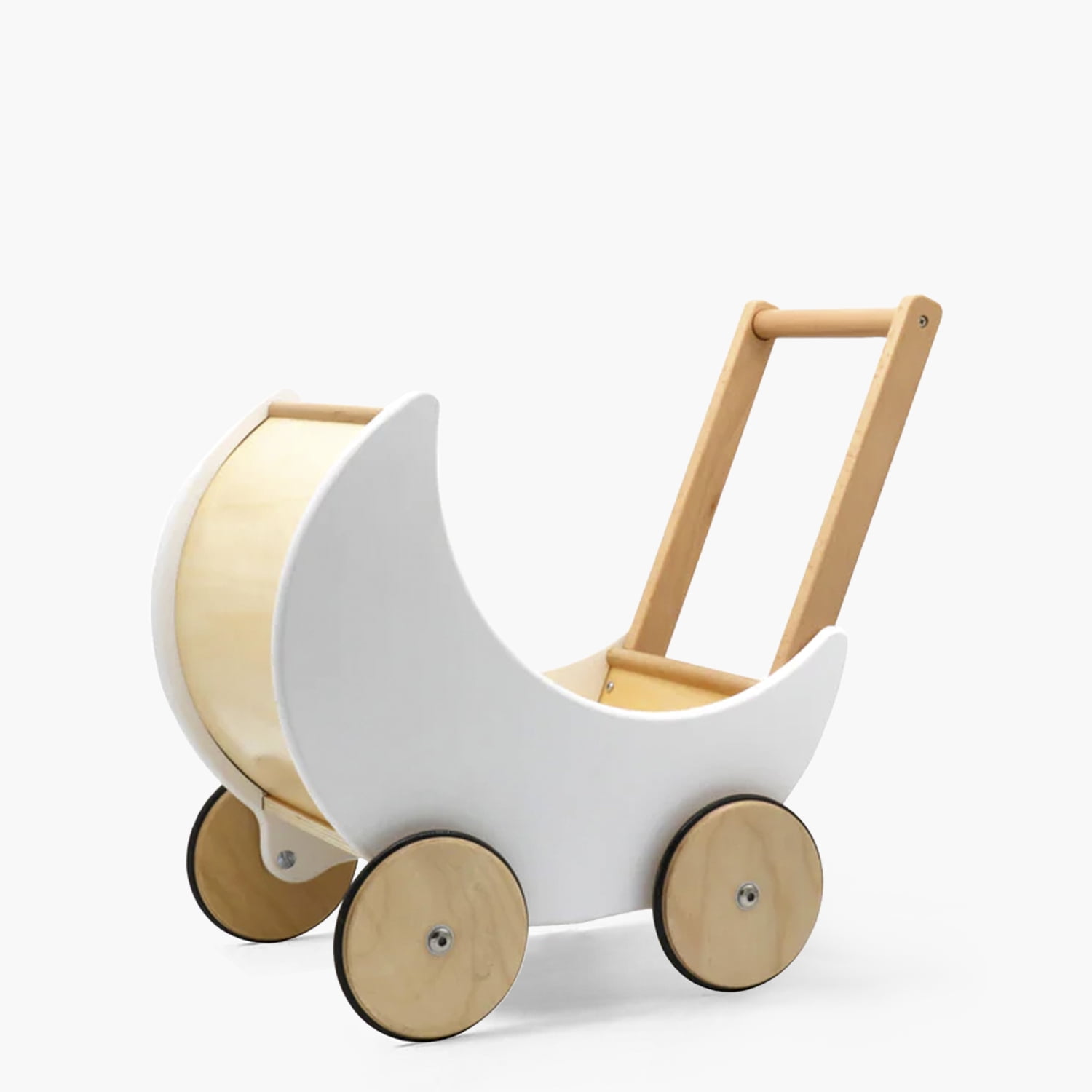 Form Design - Coche Para Muñecas Samanta Infantil De Madera Blanco