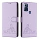 thumbnail image 1 of Funda tipo cartera FOXDOCK para Motorola MOTO G Pure con soporte, ranuras, RFID, diseño de gato, 1 of 5