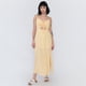 thumbnail image 4 of Vestido Mujer Largo Amarras Pecho Amarillo Corona, 4 of 5