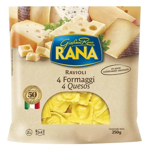 Pasta Fresca Ravioles 4 Quesos, 250 g