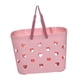 thumbnail image 5 of Ducha portátil Caddy Tote Organizador Contenedor Colgante Hueco con asa Cesta de almacenamiento de drenaje rápido multipropósito para despensa Colegio Rosa, 5 of 5