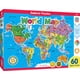 thumbnail image 1 of Rompecabezas MasterPieces, mapa del mundo, 60 piezas, para niños, 1 of 7
