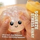 thumbnail image 2 of Juguete antiestrés ZEXILILA Squishy de dumpling blanco con glitter, 2 of 4