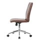 thumbnail image 5 of Silla de oficina Boss Office Products moderna de vinilo café, 5 of 9