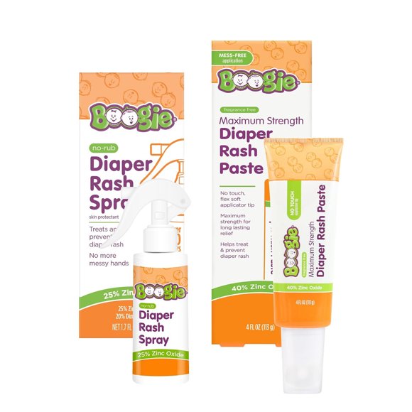 Pañal Boogie Spray 25% y Pasta 40%