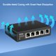 thumbnail image 5 of Extensor PoE Yuanley de 5 puertos Gigabit 4, salida PoE, 90 W, entrada 1000 Mbps, 5 of 7