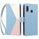 thumbnail image 3 of Cartera para Samsung Galaxy A20e en PU Tricolor, Funda con Solapa, Azul Claro, 3 of 6