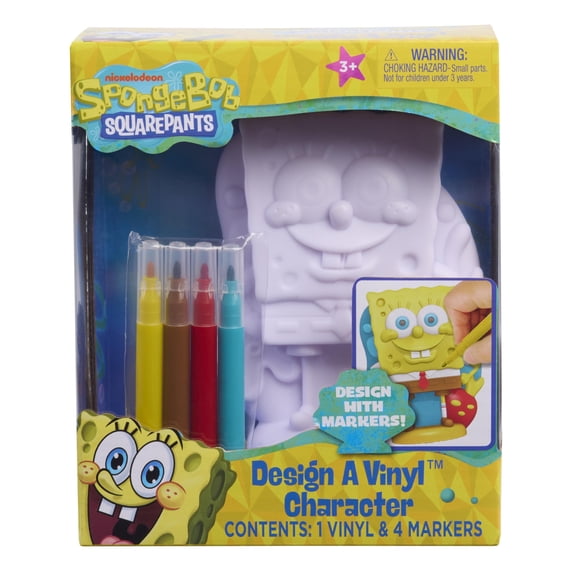 Kit de actividades: Bob Esponja diseña un personaje en vinilo