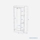 thumbnail image 3 of Clóset Pasco 3 Puertas Melamina Blanco, 3 of 10