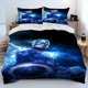 thumbnail image 1 of Captain America duvet cover set cartoon anime 3D printing duvet cover set 100% polyester bed Various sizes Children's gift Bed Sheets, 1 of 5