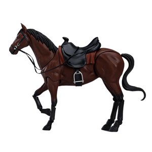 Magideal - Modelo De Caballo A Escala 1/12, Modelo A Escala De Decoración De Caballo De Simulación, Modelo Exquisito , Marrón Marrón