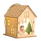 thumbnail image 1 of Decoración Colgante Del árbol De Navidad Del Muñeco De Nieve De La Casa Del Pueblo De Navidad Iluminada, 1 of 5