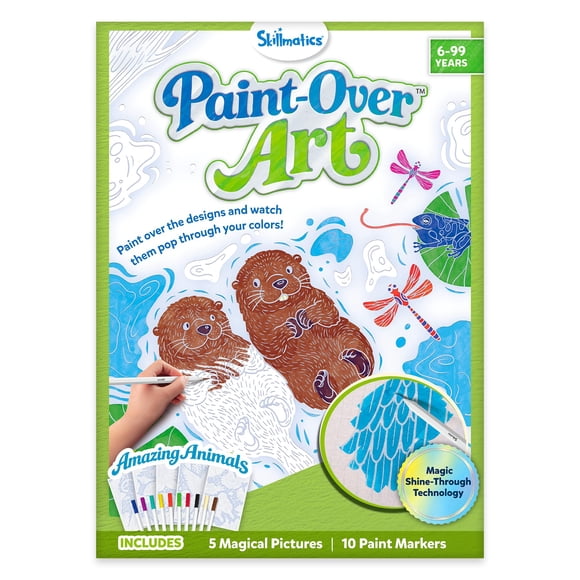Skillmatics Paint-Over Art – Kit de Arte Mágico para Niños y Adolescentes