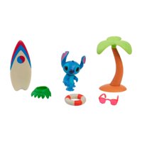 Figura Stitch Colección Surfista Con Accesorios