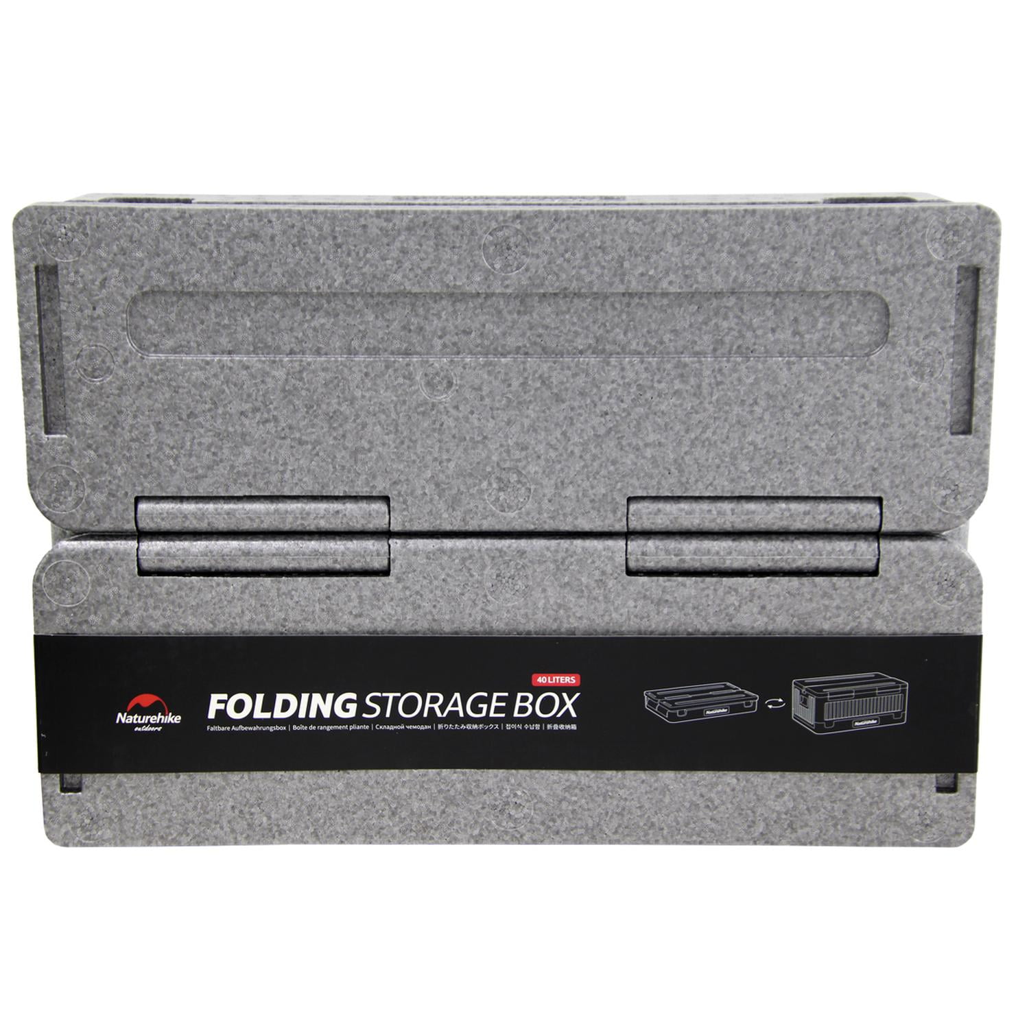 Naturehike - Caja De Almacenamiento Plegable Epp Gris 40 Litros