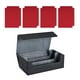 thumbnail image 1 of Caja De Baraja De Cartas Coleccionables, Juguete De Tarjeta De Recolección Fuerte, Estuche Para Tarjetas Deportivas De Cuero PU, Negro, Gris Con Rojo, 1 of 5