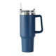 thumbnail image 1 of 1pc 40oz Straw Tumbler, Reusable Vacuum Tumbler With Straw, Insulated Double Wall Stainless Steel Cup Handle And Vacuum Flask, Handy Cup, Teacher Appreciation Gifts, 1 of 5