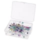 thumbnail image 3 of 100pcs pernos de cabeza perlados multicolor para diy componentes de joyería surtidos, 3 of 4