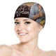 thumbnail image 5 of Bob Ross: La alegría de pintar Gorro de Natación de Licra, Gorro de Baño de Tela Cómoda, Gorro Elástico Antideslizante para Hombres, Mujeres y Niños, 5 of 6