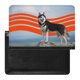 thumbnail image 1 of Husky Siberiano Porta Pasaporte y Cartera de Viaje Premium de Cuero PU, Funda de Pasaporte Bloqueo RFID con Ranuras para Tarjetas de Crédito, Estuche para Libro de Pasaporte para Familia 10cm × 15cm, 1 of 6
