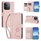 thumbnail image 2 of Funda Cartera Trébol para Xiaomi Poco C85 5G con Ranuras Tarjetas y Carga Inalámbrica Rosa, 2 of 6