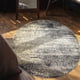 thumbnail image 2 of Alfombra Redonda Florida Gris 240 x 240 cm, 2 of 3