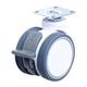 thumbnail image 2 of Rueda Resistente Con Freno, Rueda Doble Para Sillas De Oficina, Escritorios, Carros, Freno Plano, 2 of 3
