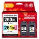 thumbnail image 1 of Cartuchos de tinta Valuetoner 260XL 261XL para Canon PIXMA, 1 of 8