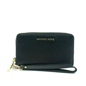 Billetera Michael Kors Jet Set Travel Large Cuero Negro