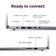 thumbnail image 3 of Notebook Lenovo IdeaPad Slim 3i Intel N100 4GB RAM 128GB SSD 15.6" FHD Gris Ártico, 3 of 9