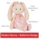 thumbnail image 2 of Peluche GUND Take-Along Friends Curtsy Ballerina Bunny, 2 of 9
