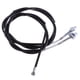 thumbnail image 1 of Conjunto De Cable De Freno Delantero Y Trasero Negro Para Motocicleta Para Yamaha PW50, 1 of 3