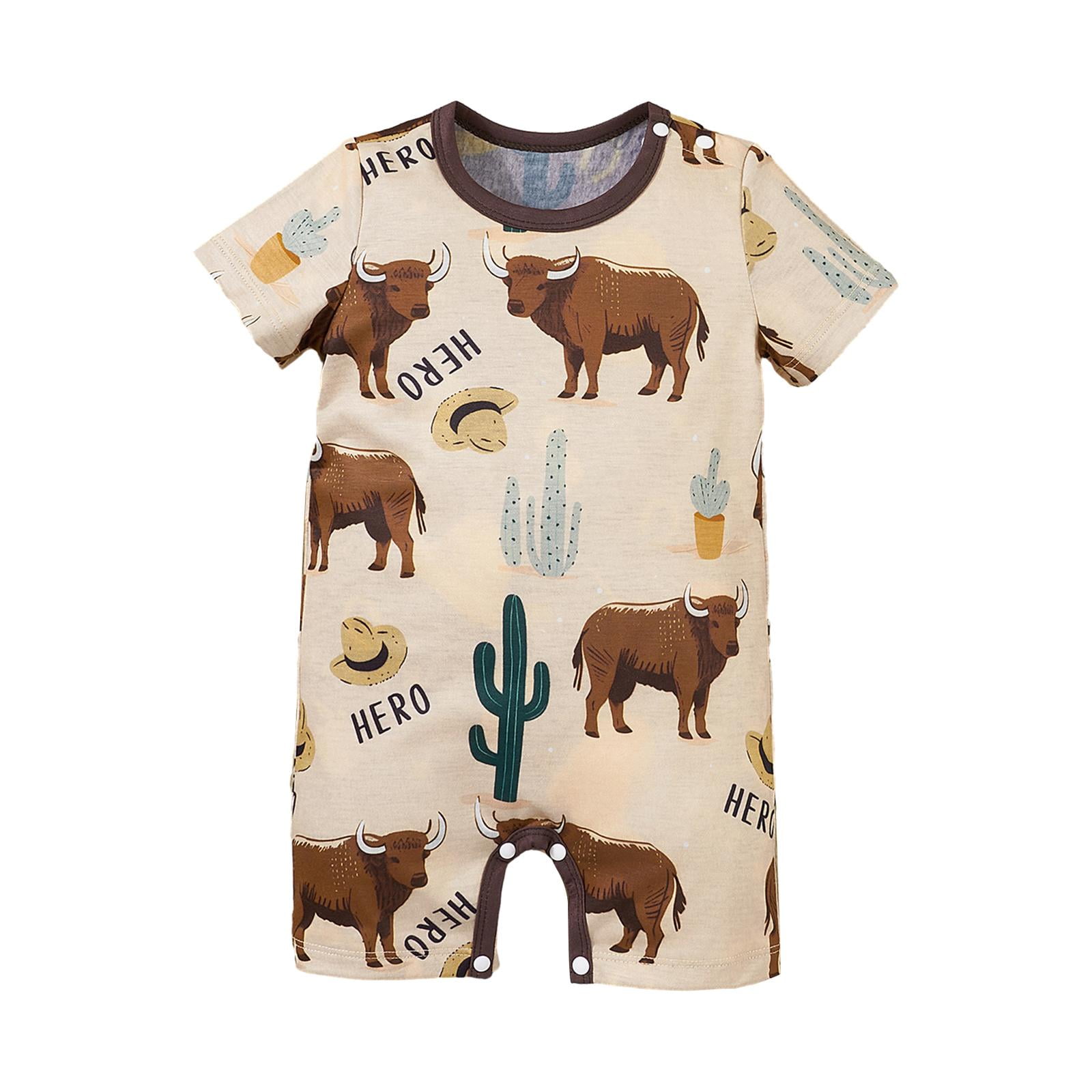 Magideal - Mono De De Dibujos Animados Para Recién Nacido, Pelele De Manga Corta Para Niño Y Niña, Pelele De Verano Para Reunión Familiar, Foto Informal , 6 A 6 A 9 Meses