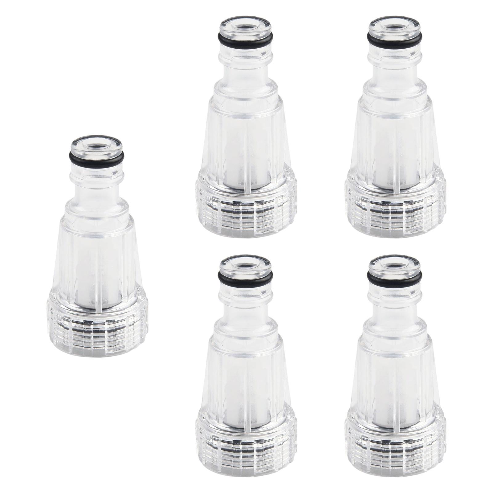 Magideal - 5X Accesorios De Conector De Filtro De Entrada De Lavadoras A Presión, 3/4 Pulgadas, Pieza De Lavadora A Presión Práctica Reutilizable Premium Para K2