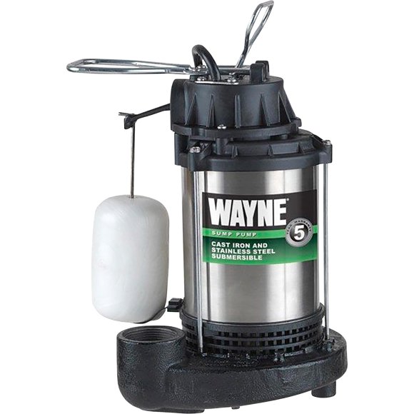 Bomba de sumidero Wayne CDU980E 3/4 HP sumergible de hierro fundido
