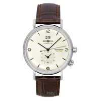 Reloj Análogo Zeppelin Hindenburg Marrón Beige Hombre