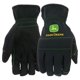 thumbnail image 1 of Guantes John Deere JD86021-XL de piel sintética para hombre, color negro, 1 of 5