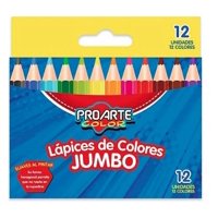 Lapices De Color 12 Unidades Jumbo Proarte