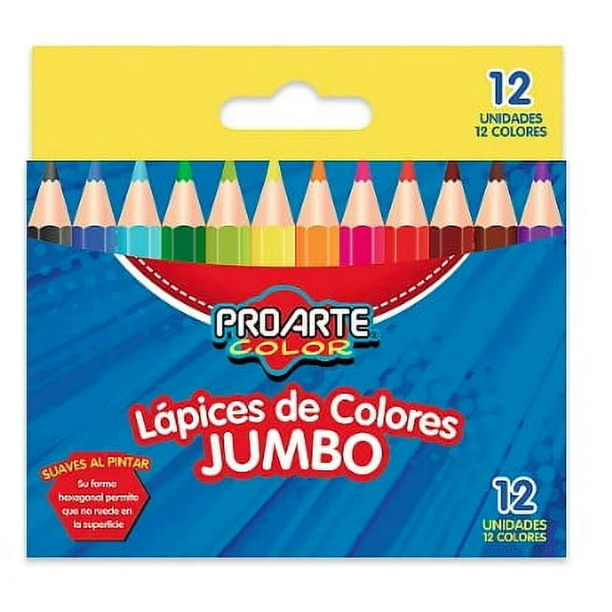 Lapices De Color 12 Unidades Jumbo Proarte
