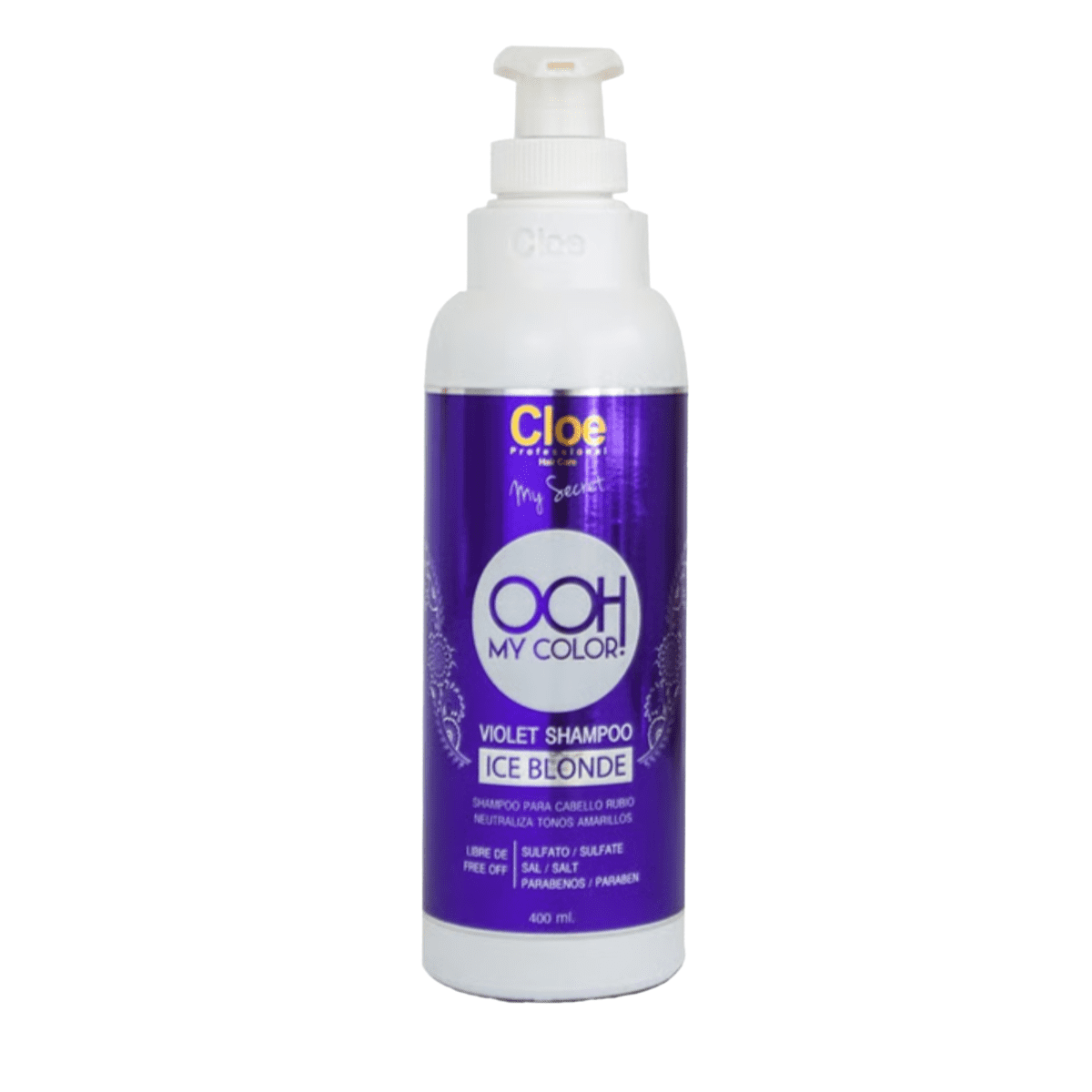 Shampoo Matizador Cloe Ohh My Color Violet Ice Blonde 400 Ml