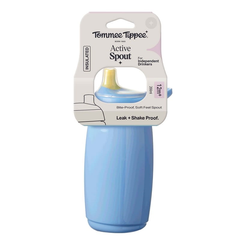 Tommee Tippee - Vaso Antiderrame 266ml Active Spout 12 Meses+