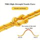thumbnail image 4 of 1pc 4MM Reflective Tent Rope, Adjustable Pulley Adjustable Buckle, Windproof Rope For Outdoor Camping Tent, 4 of 4