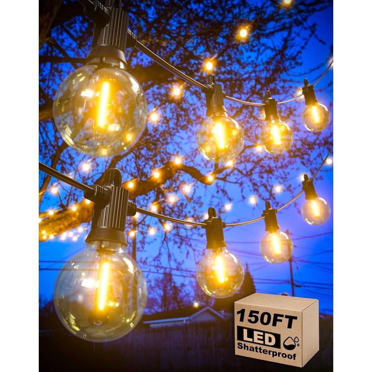 Zuske - Guirnalda Led Exterior 150ft G40 Antigolpes