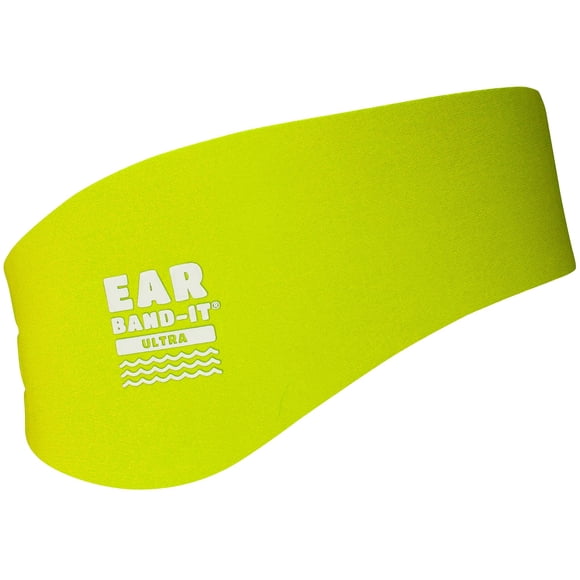 Cinta Auricular ULTRA para Natación Amarillo Neón Pequeña