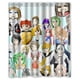 thumbnail image 1 of Cortina de ducha Vocaloid con ganchos (60 x 72 pulgadas), 1 of 3