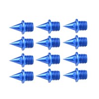 Ioensy - 12 Piezas De Clavos Para Correr En Pista Y Campo, Clavos Para Deportes De Competición, Color Azul