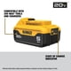 thumbnail image 4 of Batería DEWALT 20V MAX de iones de litio, paquete de 2, 5,0 Ah (DCB205-2c), 4 of 6